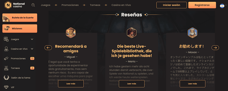 Casino National reseñas